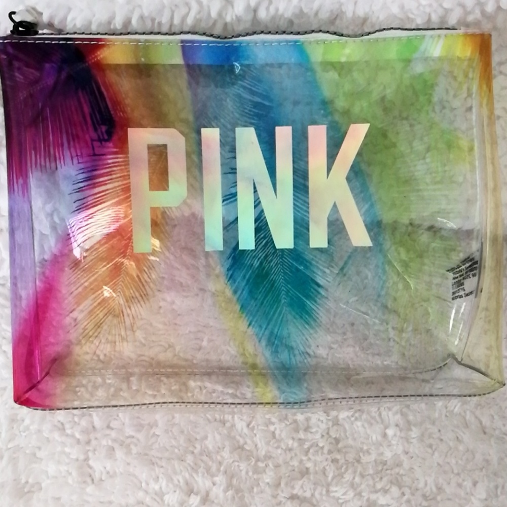 PINK VS clear bag